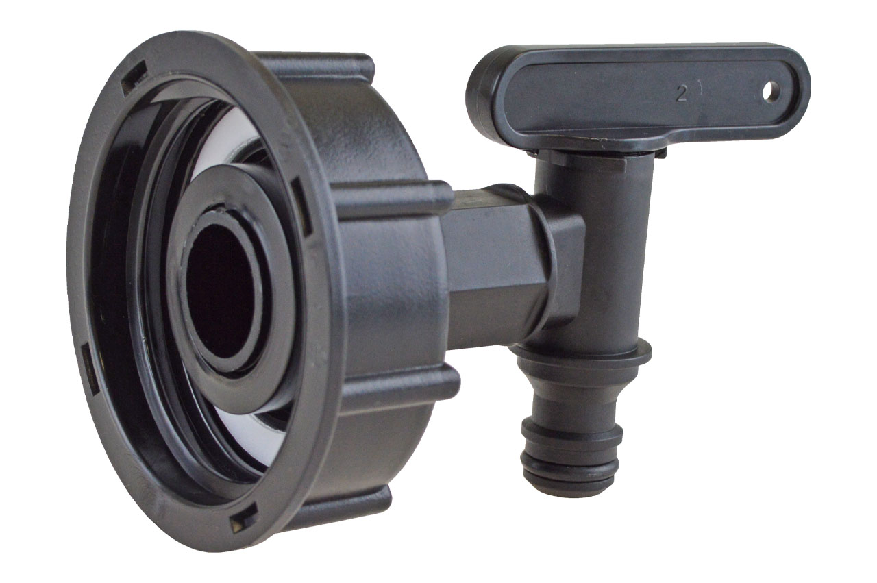 IBC Auslaufventil mit Anschlussstecker, PP