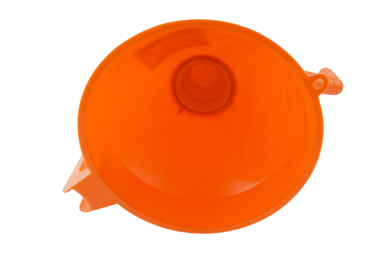 PVC Trichter mit hohem Rand und Winkelrohr