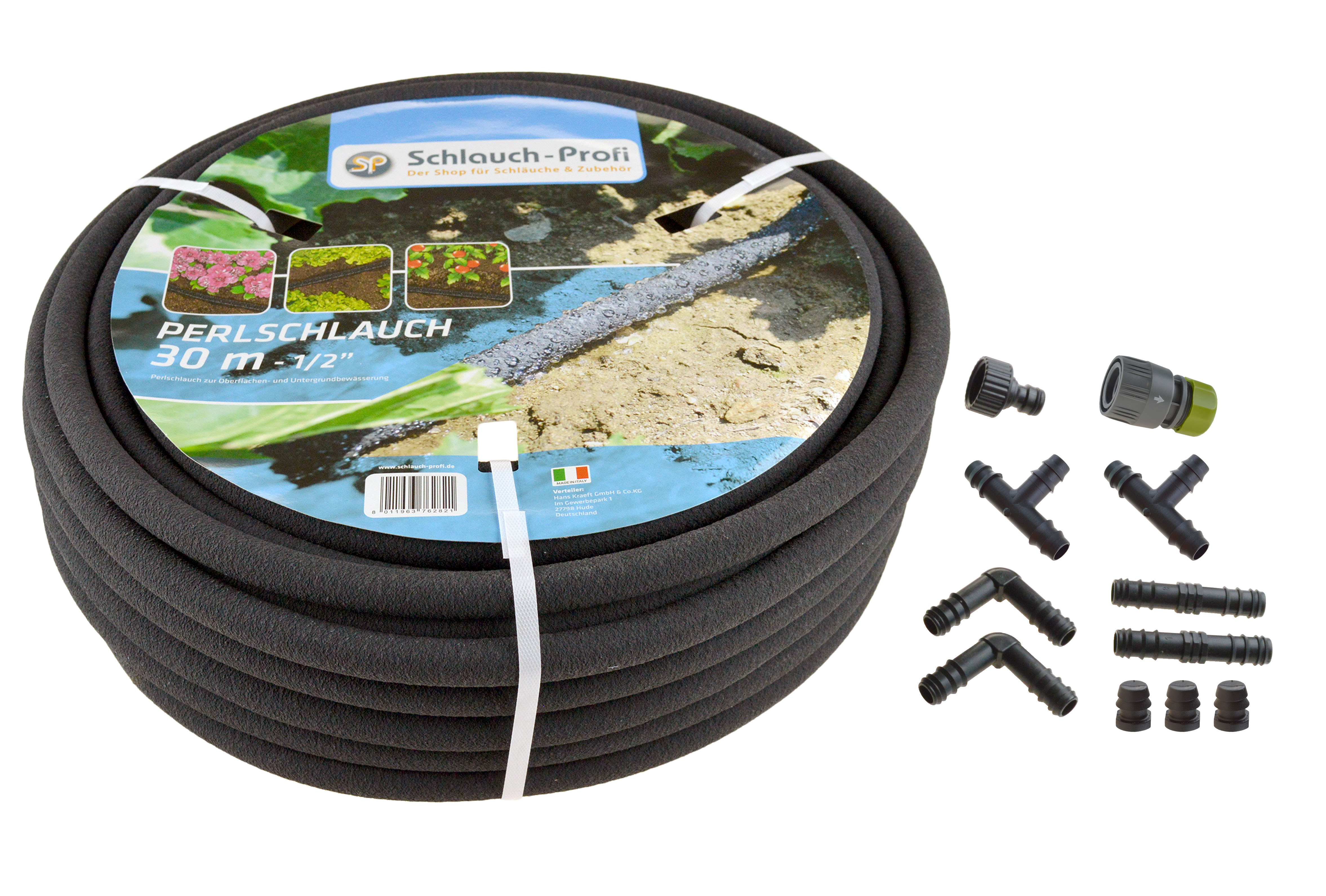 Perlschlauch, Tropfschlauch Komplettset 6