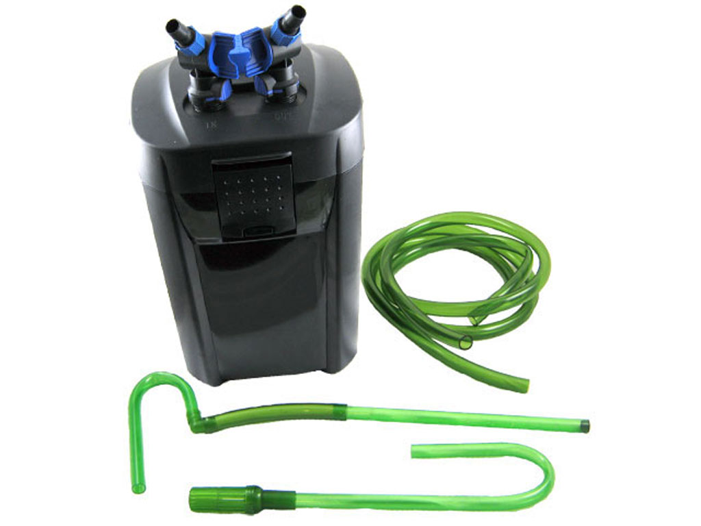 Aquarium Außenfilter mit regulierbarer Pumpe