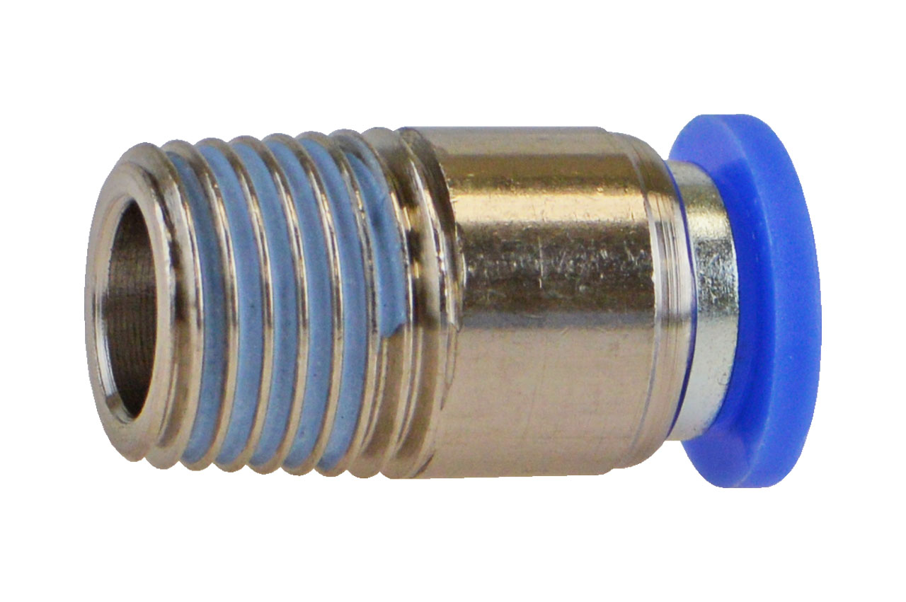 Steckverschraubung rund mit Außengewinde und Innensechskant, Standard