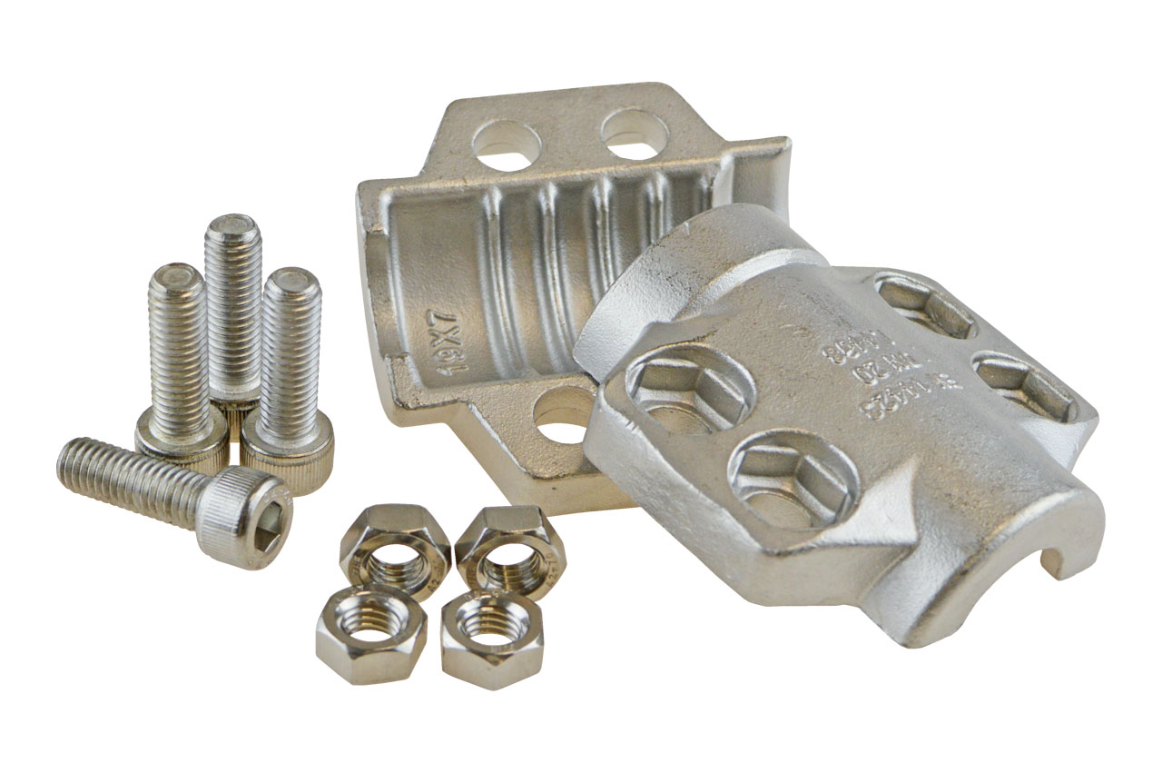 Klemmschalen für Dampfschlaucharmaturen, EN 14423 - Edelstahl