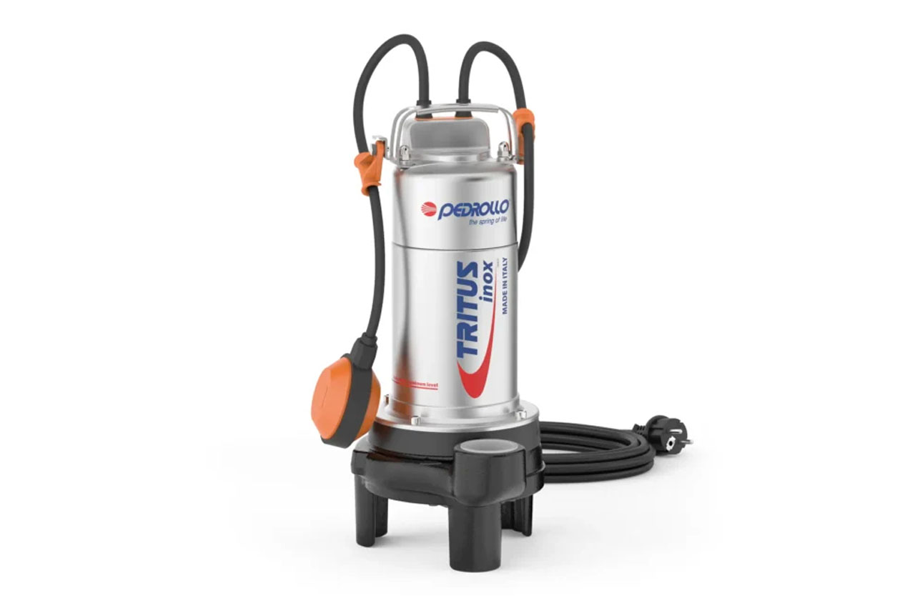PEDROLLO Tauchmotorpumpe TRITUS-INOX mit Schneidwerk