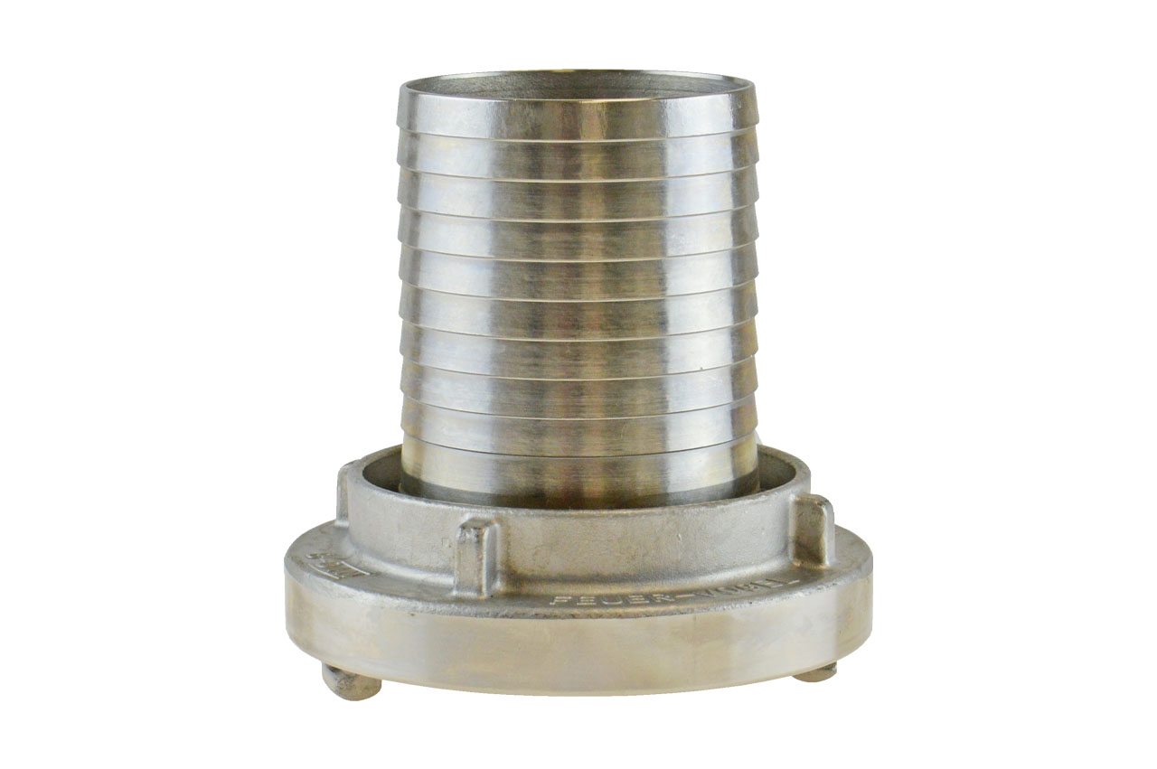 Saugkupplung mit gezahnter Schlauchtülle, System Storz, Edelstahl