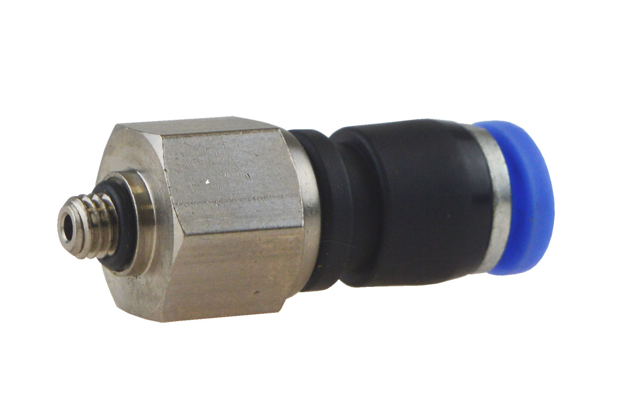 Steckverschraubung mit zylindrischem Außengewinde und Kugellager, Standard Steckverschraubung mit zylindrischem Außengewinde und Kugellager, Standard