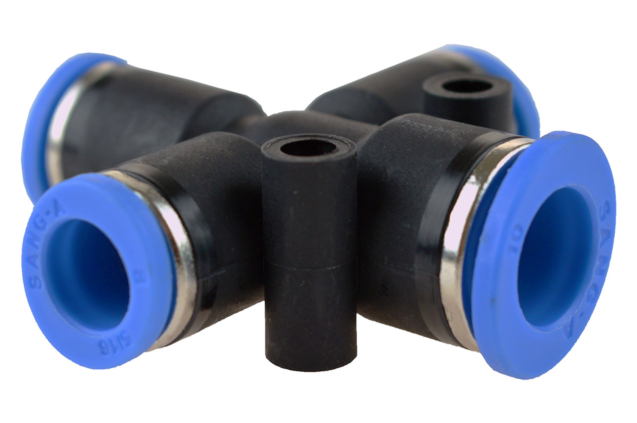 X-Steckverbindung mit 3 reduzierten Abgängen, Standard