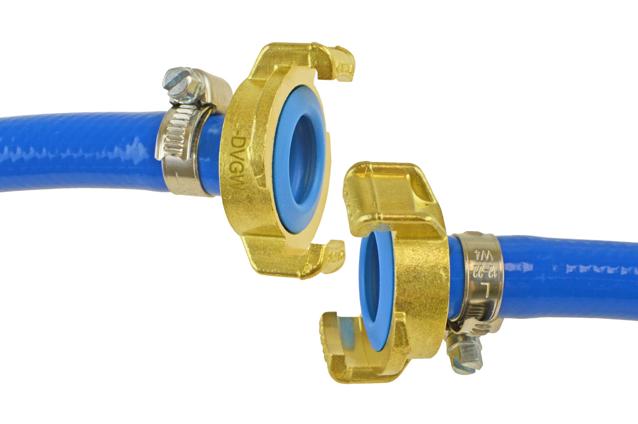 Vormontierter Trinkwasserschlauch Rauaqua T-Flex mit GEKA® plus Kupplungen