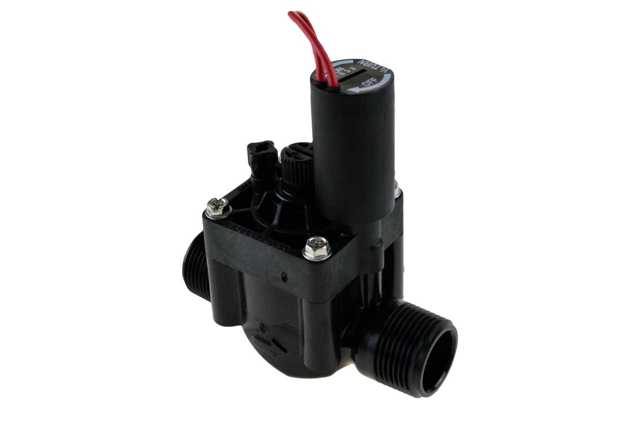 mit Durchflussregulierung