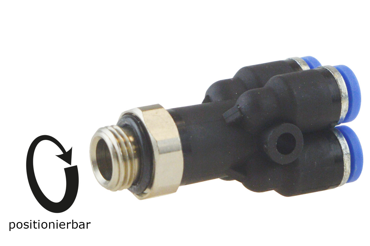 Mehrfachverteiler mit zylindrischem Außengewinde, Standard