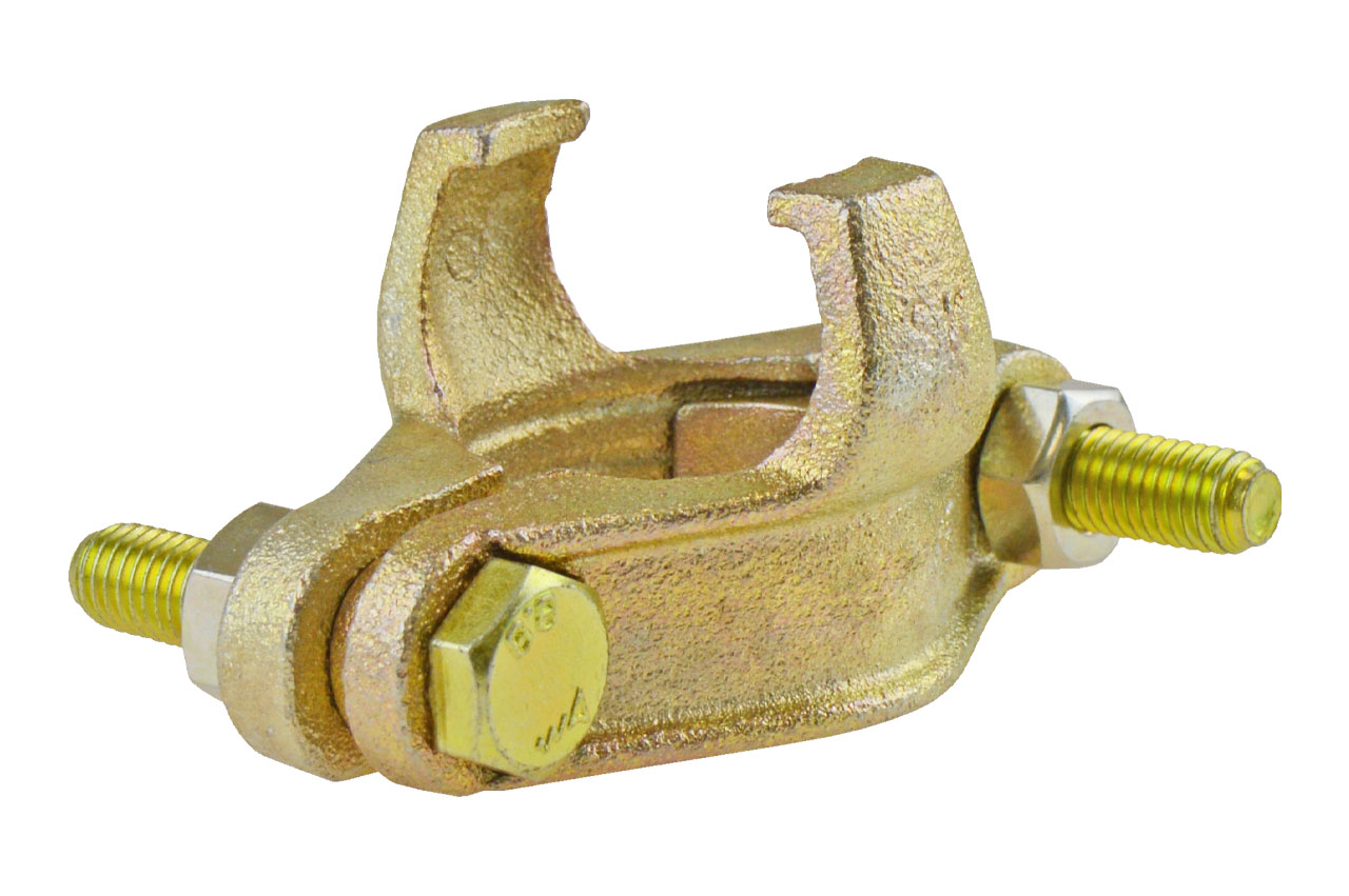 Schlauchklemmen 2-teilig mit losen Zungen und Sicherungsklauen, DIN 20039, Temperguss