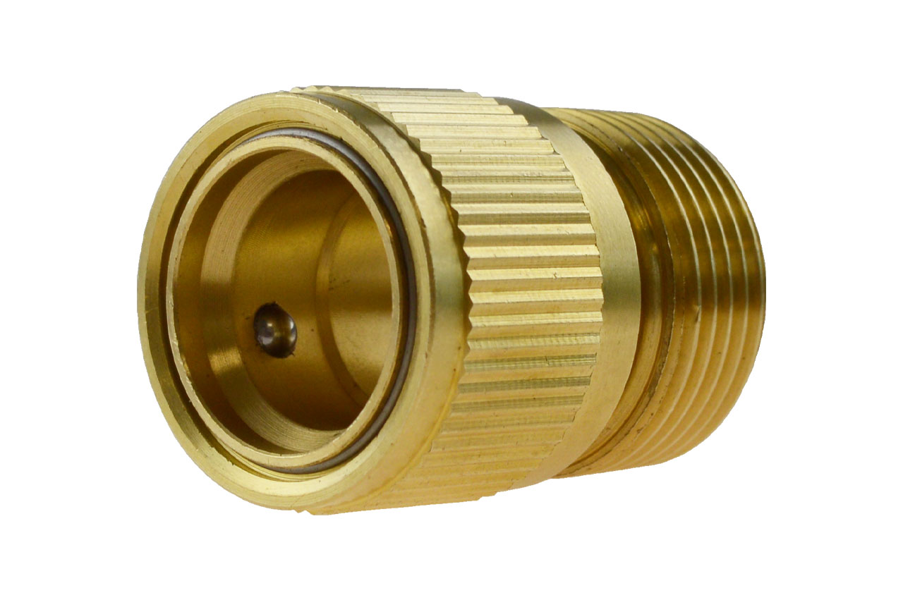 Schnellkupplung mit 3/4" Außengewinde, Messing