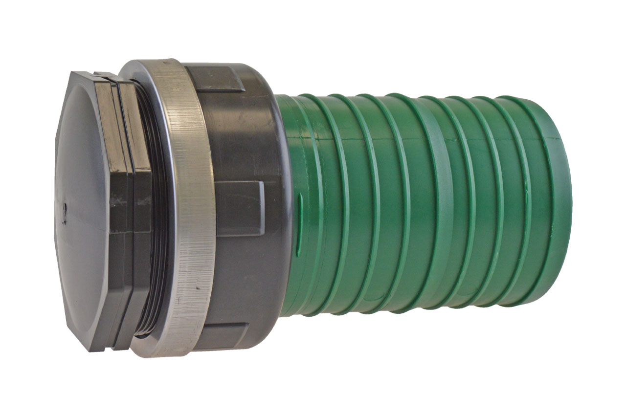 Endstück mit O-Ring für Flachschlauch