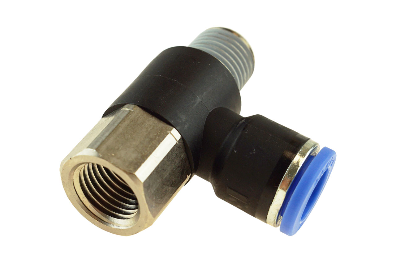 L-Steckverschraubung mit Innen-und Außengewinde, Standard