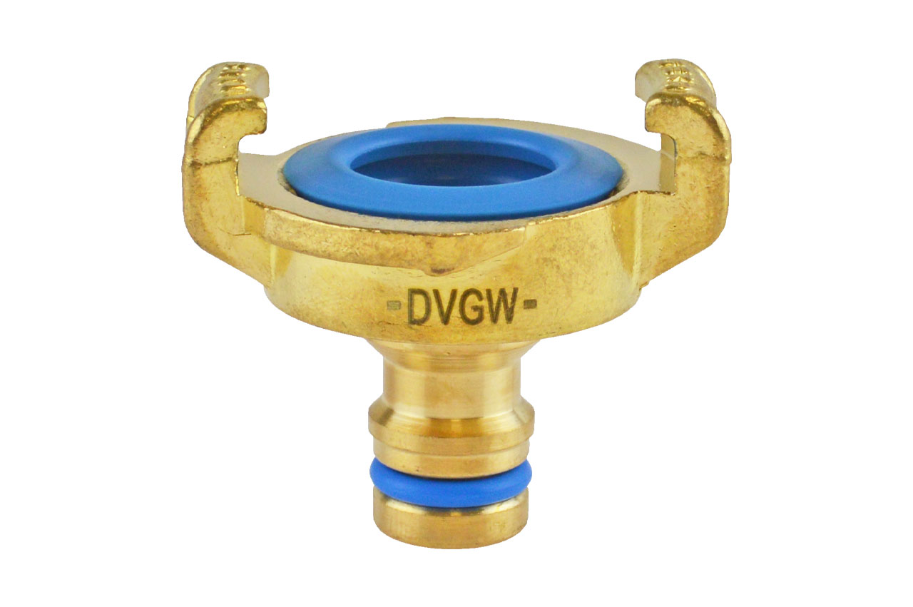 GEKA® plus Schnellkupplung mit Stecknippel Stecksystem "Trinkwasser"