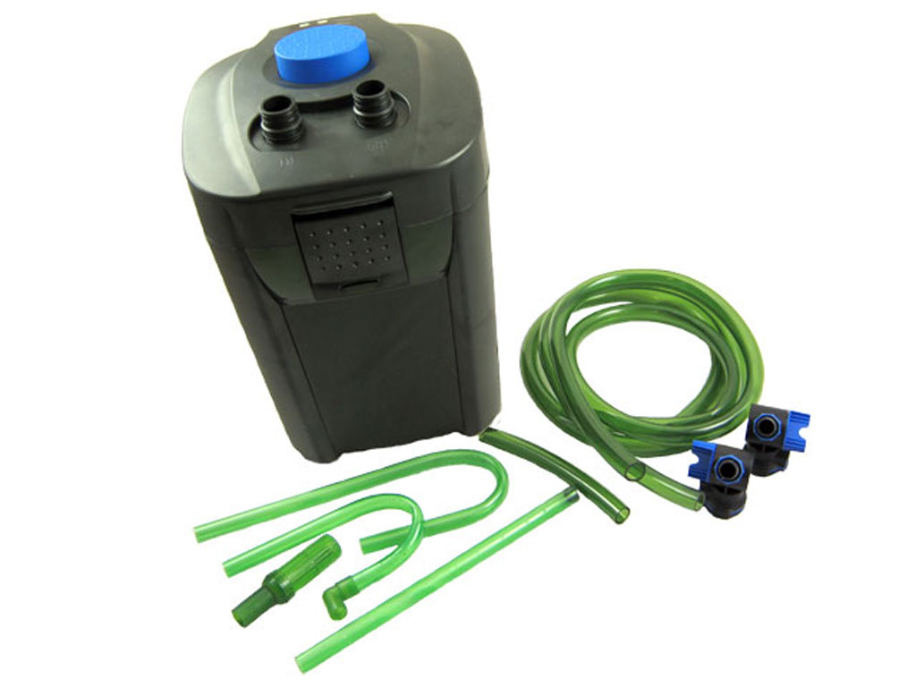 Aquarium Außenfilter mit regulierbarer Pumpe