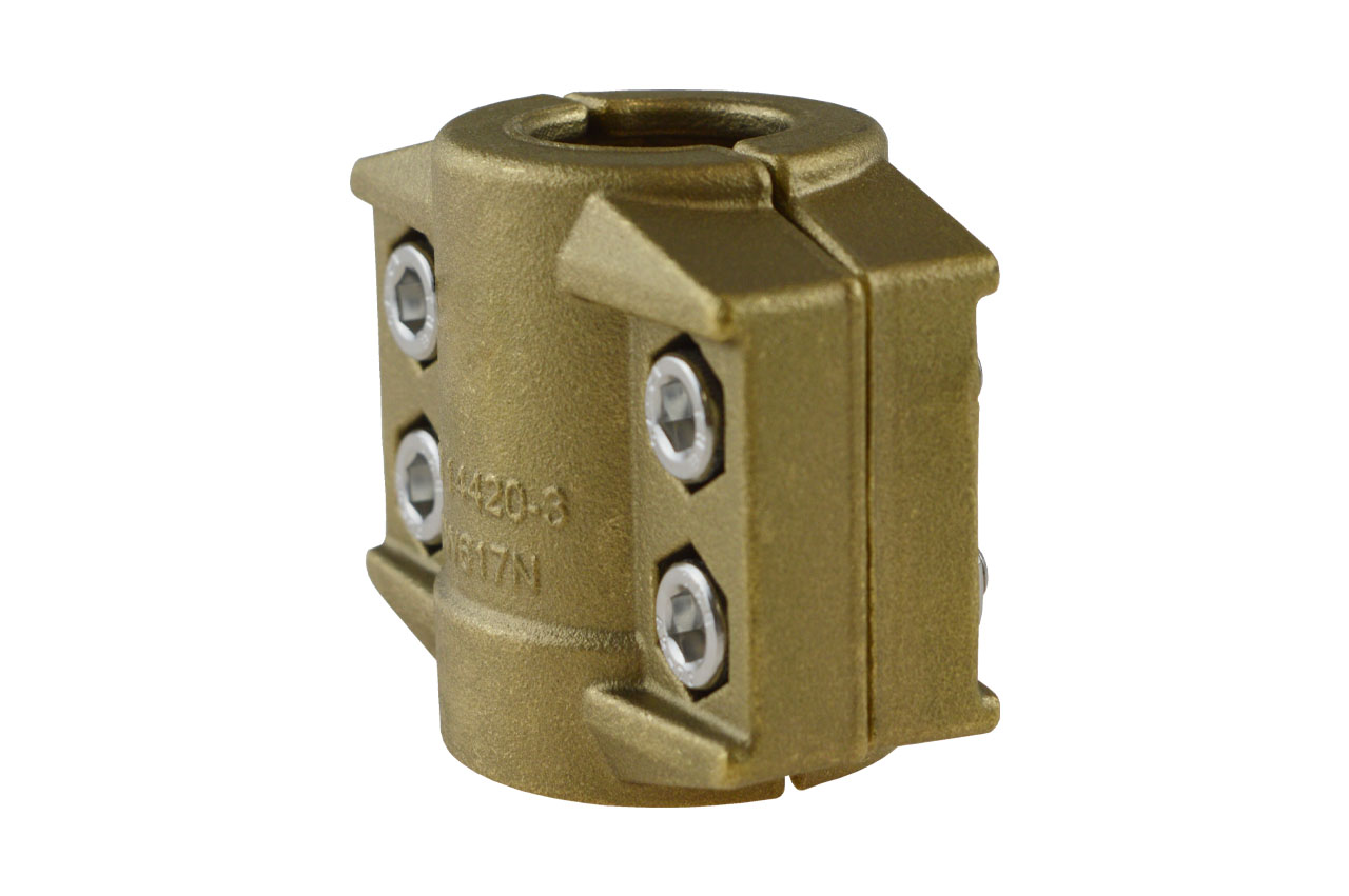 Klemmschalen 2-teilig aus Messing