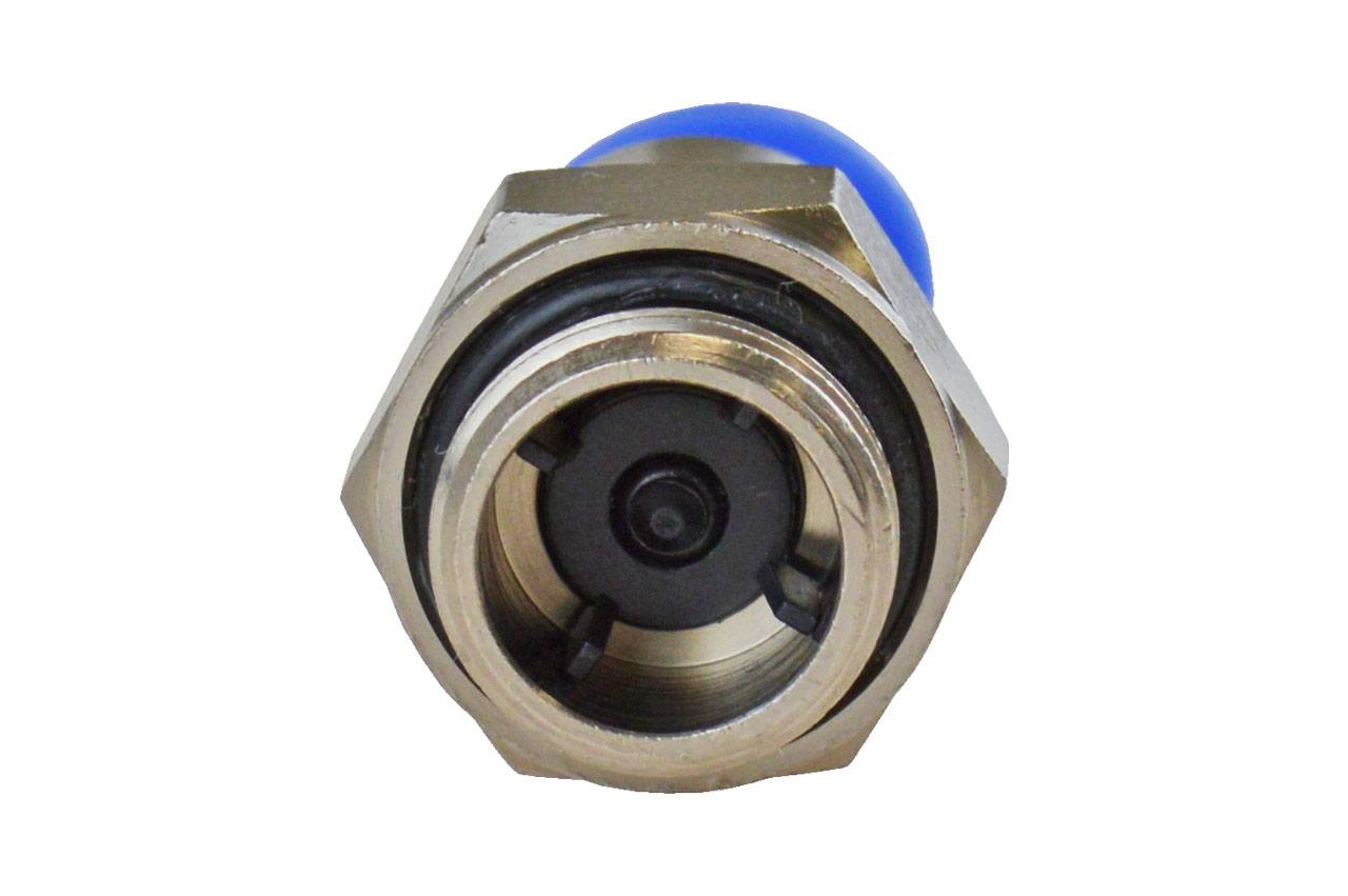 Steckverschraubung selbstabsperrend mit zylindrischem Außengewinde, Standard