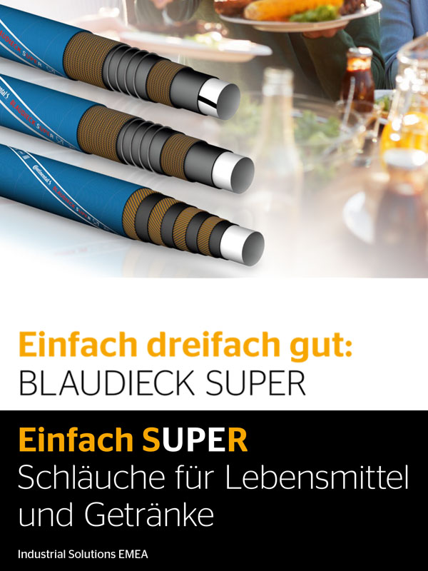Blaudieck Super - Schläuche für Lebensmittel und Getränke
