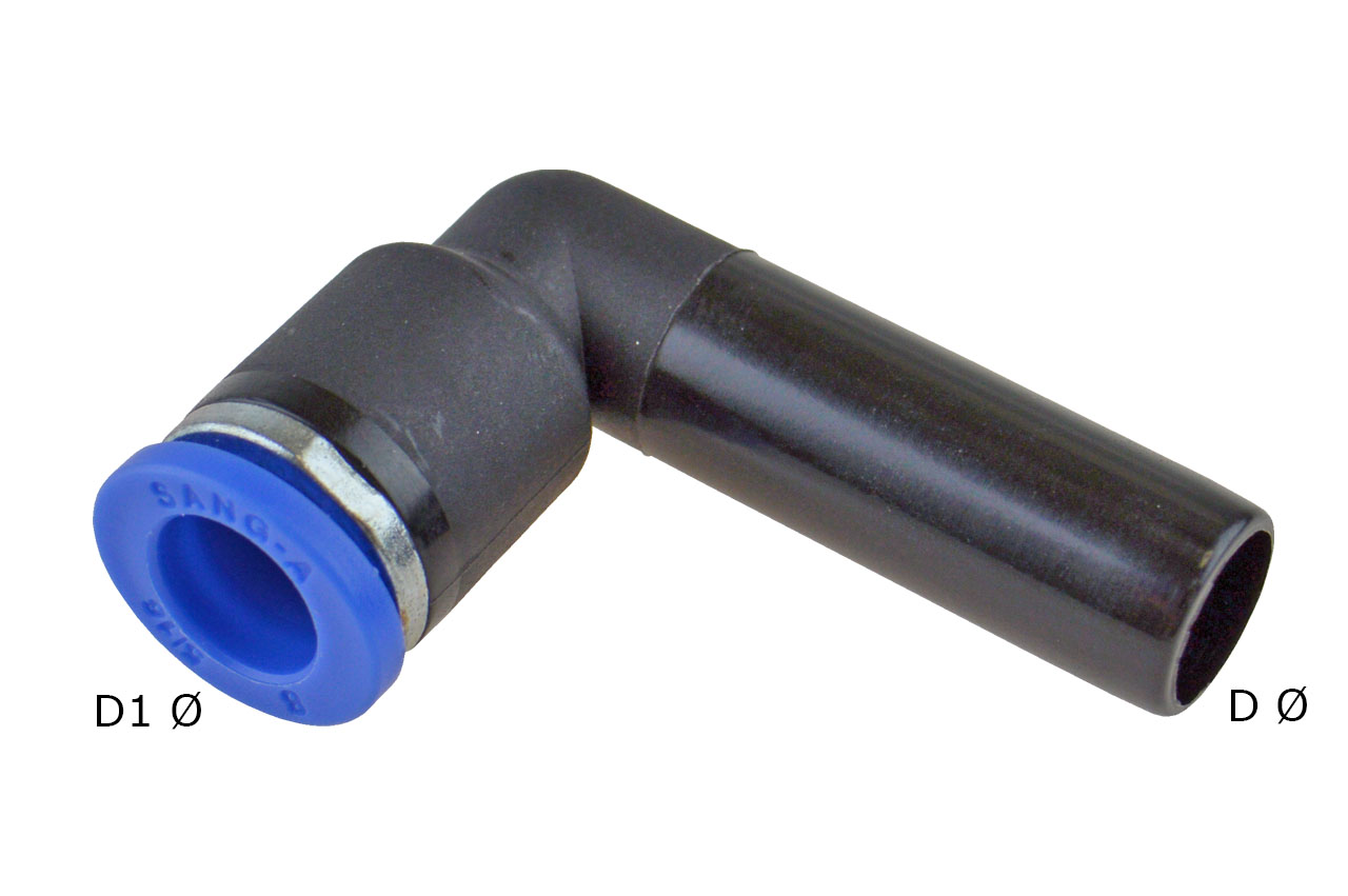 L-Steckverbindung reduzierend mit Stecknippel, Standard