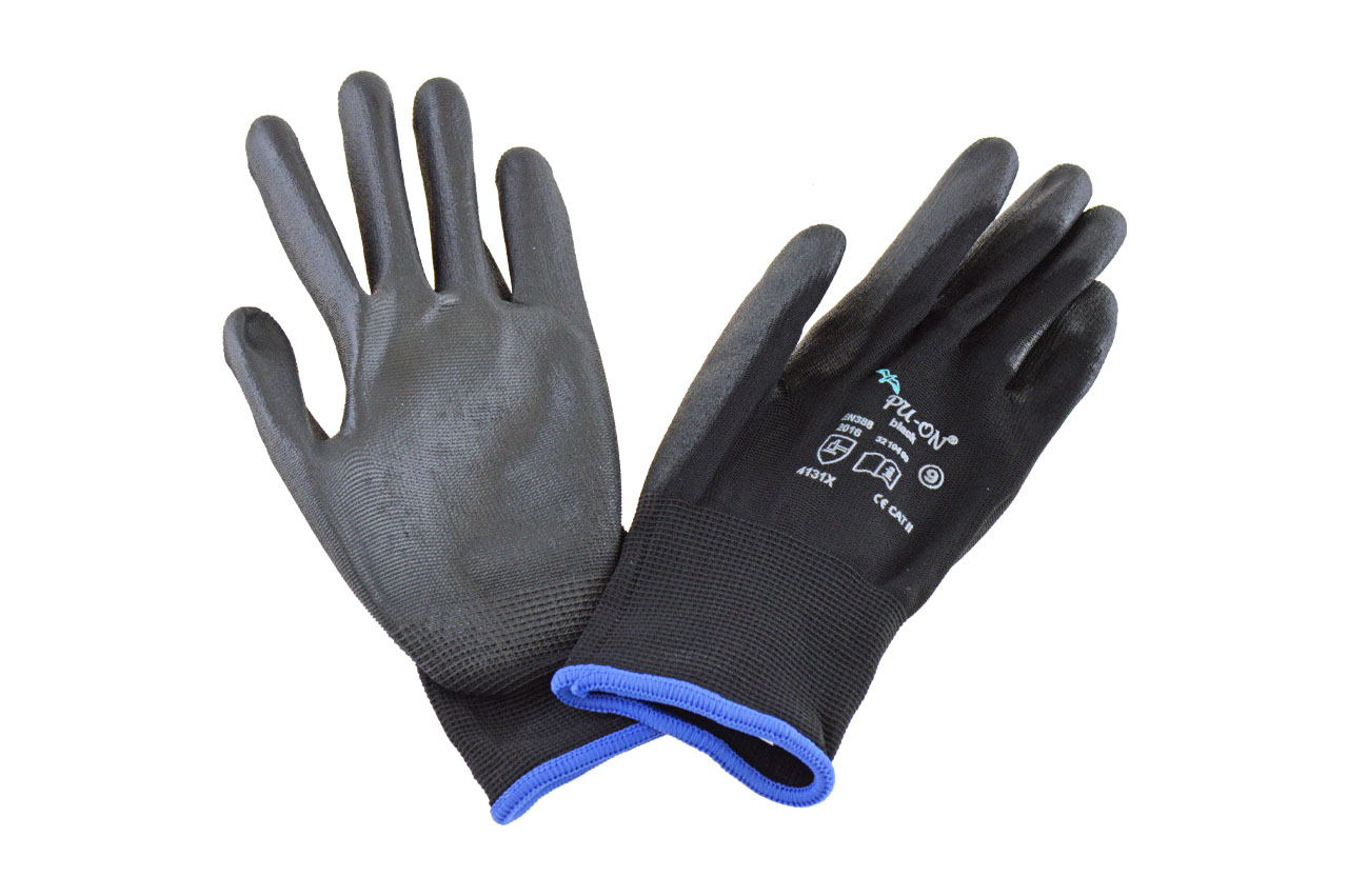Nylon-Strickhandschuh mit PU Beschichtung
