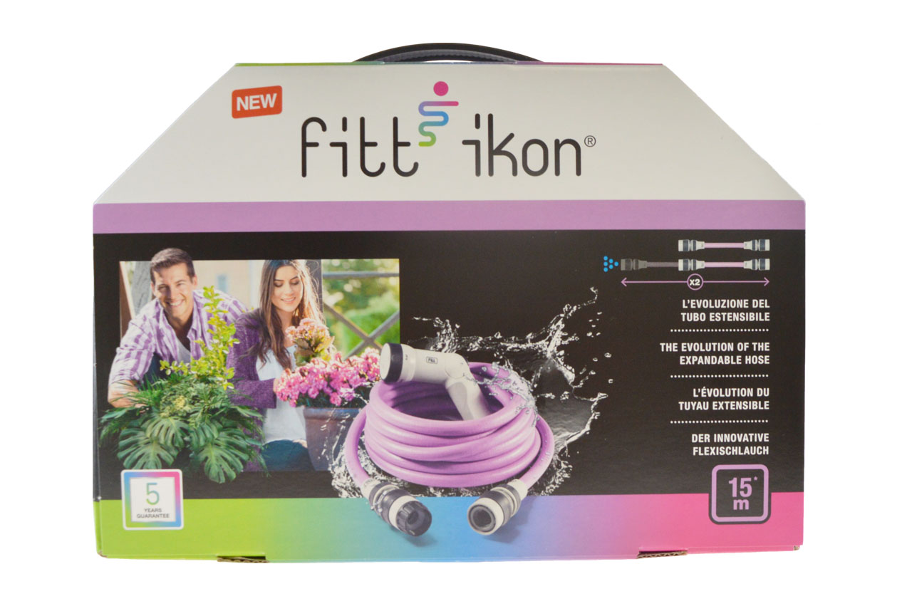 Flexi-Gartenschlauch FITT Ikon - 15 m Komplettset