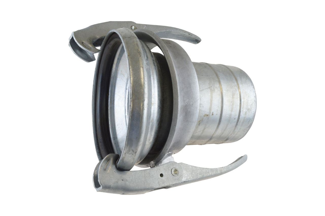 M-Teil mit gesickter Schlauchtülle, System Perrot (KMS-Si), Stahl verzinkt