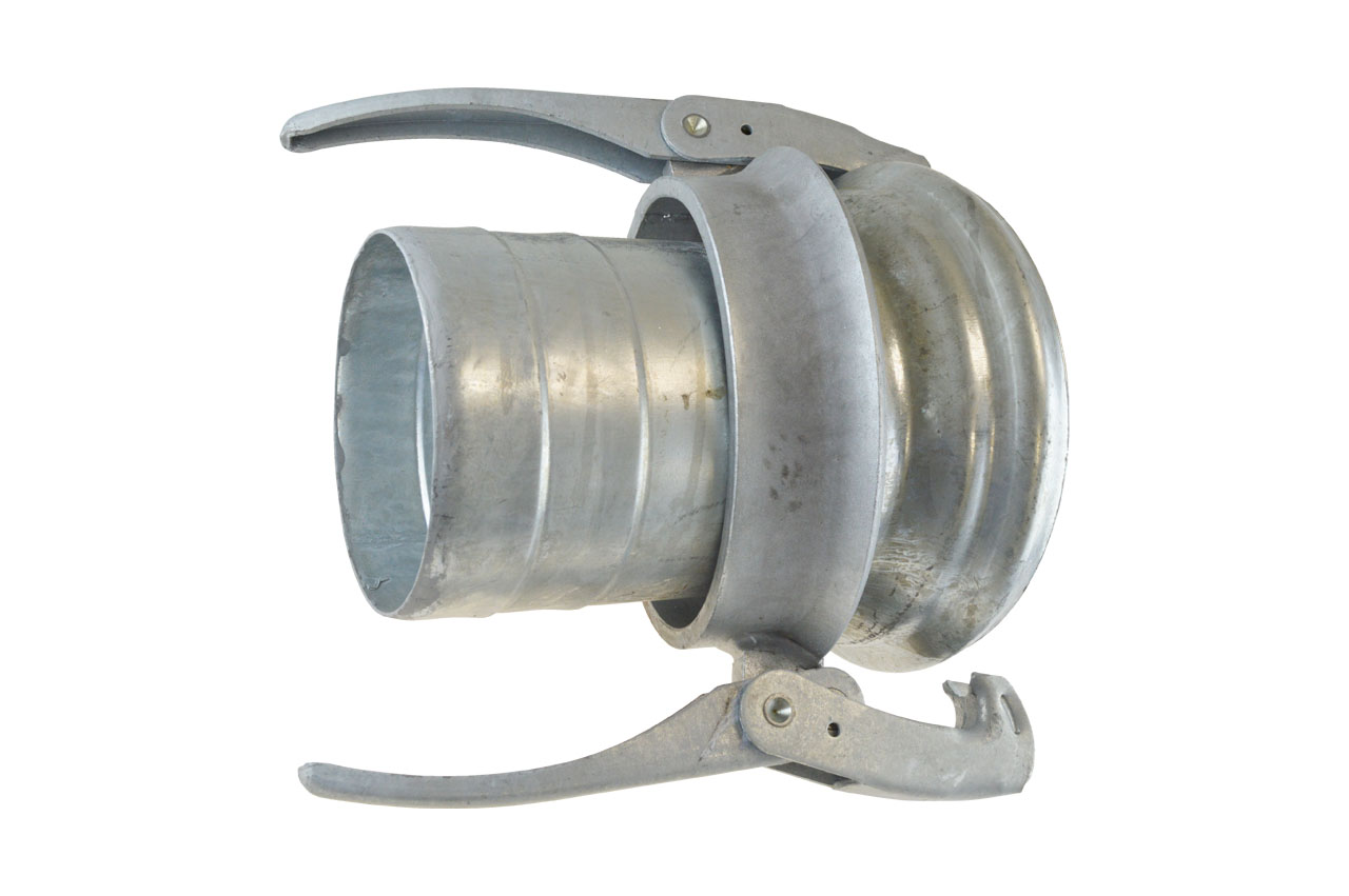 M-Teil mit gesickter Schlauchtülle, System Perrot (KMS-Si), Stahl verzinkt