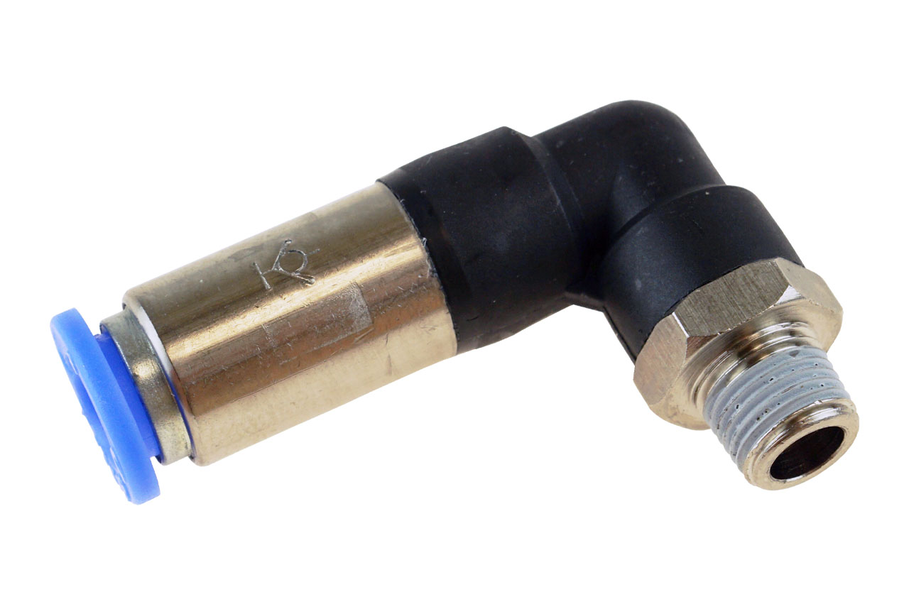 L-Steckverschraubung selbstabsperrend mit Außengewinde, Standard