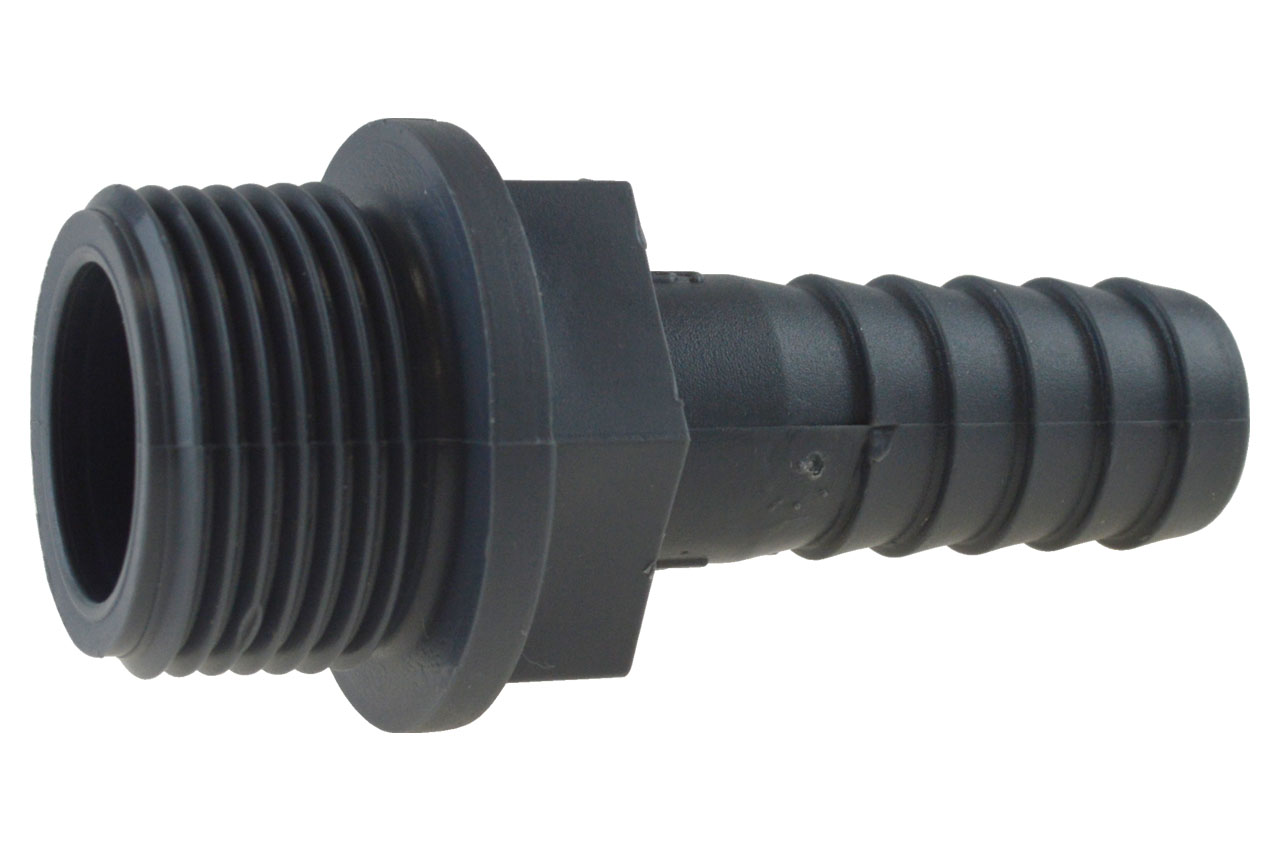 Schlauchtülle mit Außengewinde, Kunststoff