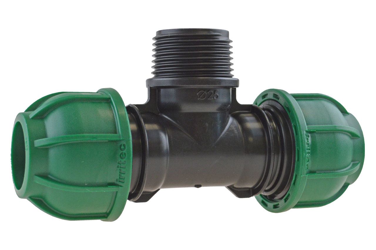 PE T-Stück mit Außengewinde, Brauchwasser - Connecto™