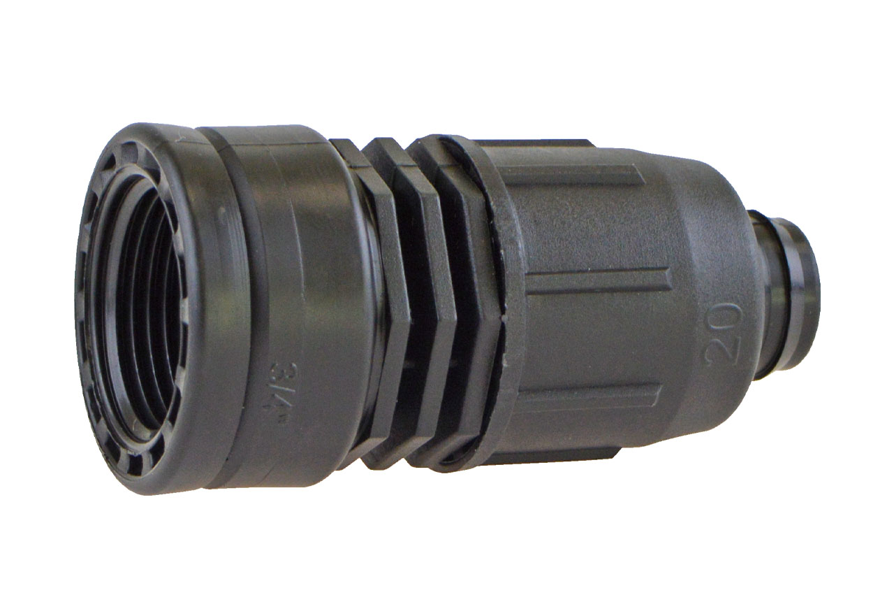 PE-Rohr Klemmverbinder mit Innengewinde, PN 4