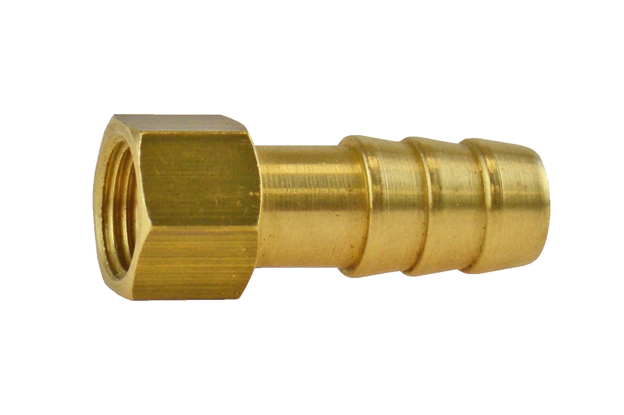 Schlauchtülle mit Innengewinde einteilig, Messing