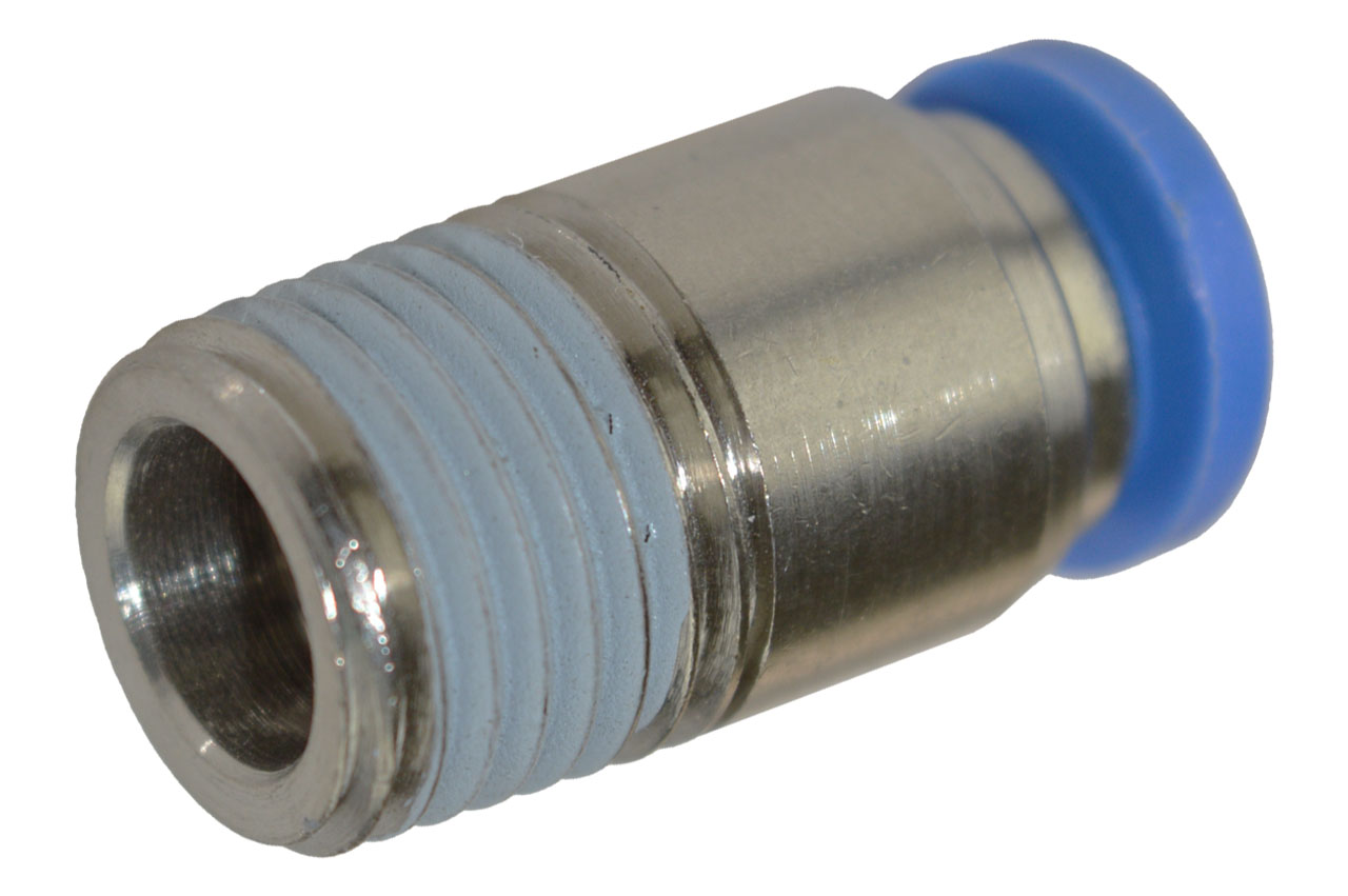 Steckverschraubung rund mit Außengewinde und Innensechskant, Standard Steckverschraubung rund mit Außengewinde und Innensechskant, Standard