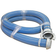 Vormontierter PVC Saug- und Förderschlauch FITT Multiflex Xtreme mit Kupplungen
