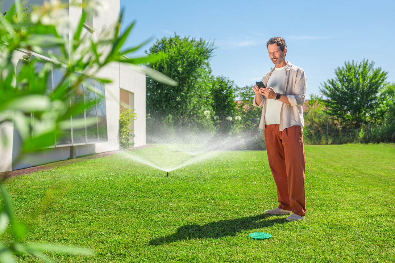Claber Hydro-4 BT Ventilkasten mit Batteriesteuerung und Bluetooth®-Technologie
