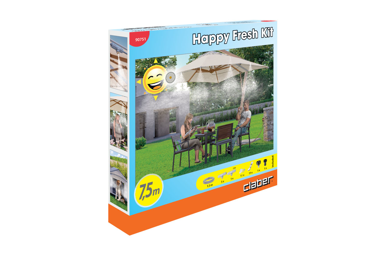 Claber Sprühnebel-Kit HAPPY FRESH EVOLUTION 7,5 m