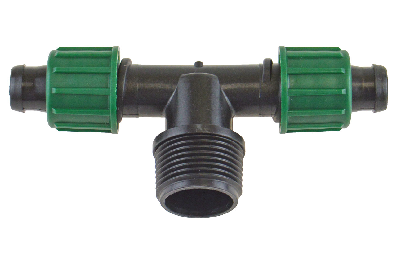 867 - T-Kupplung - Tape / Außengewinde / Tape