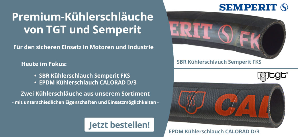 Premium Kühlerschläuche von TGT und Semperit