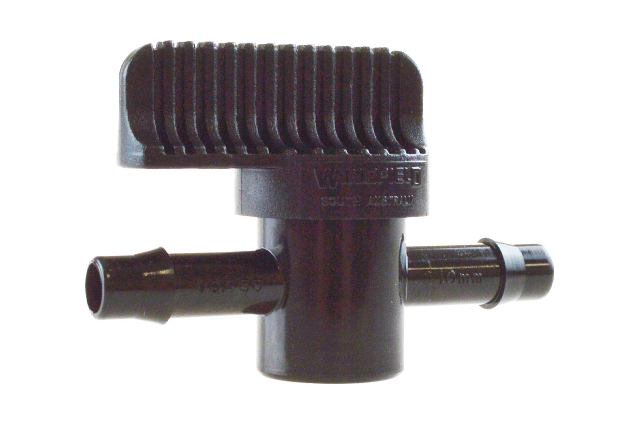 Absperrhahn mit Schlauchtüllen, PA