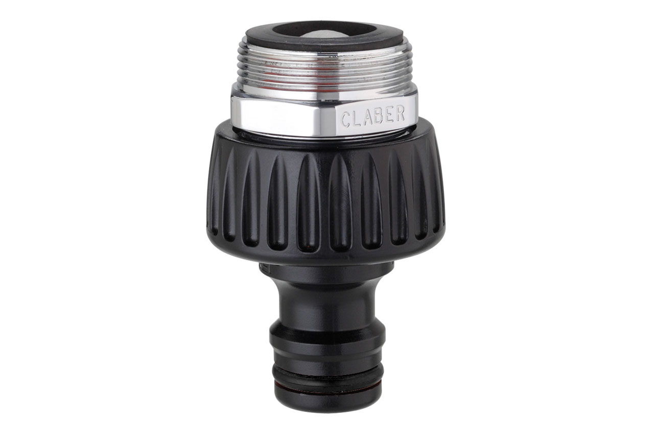 Claber Hahnstück mit Gewindeadapter für Indoor-Wasserhähne