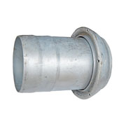 V-Teil mit gesickter Schlauchtülle, System Perrot (KVS-SI EL), Stahl verzinkt V-Teil mit gesickter Schlauchtülle, System Perrot (KVS-SI EL), Stahl verzinkt