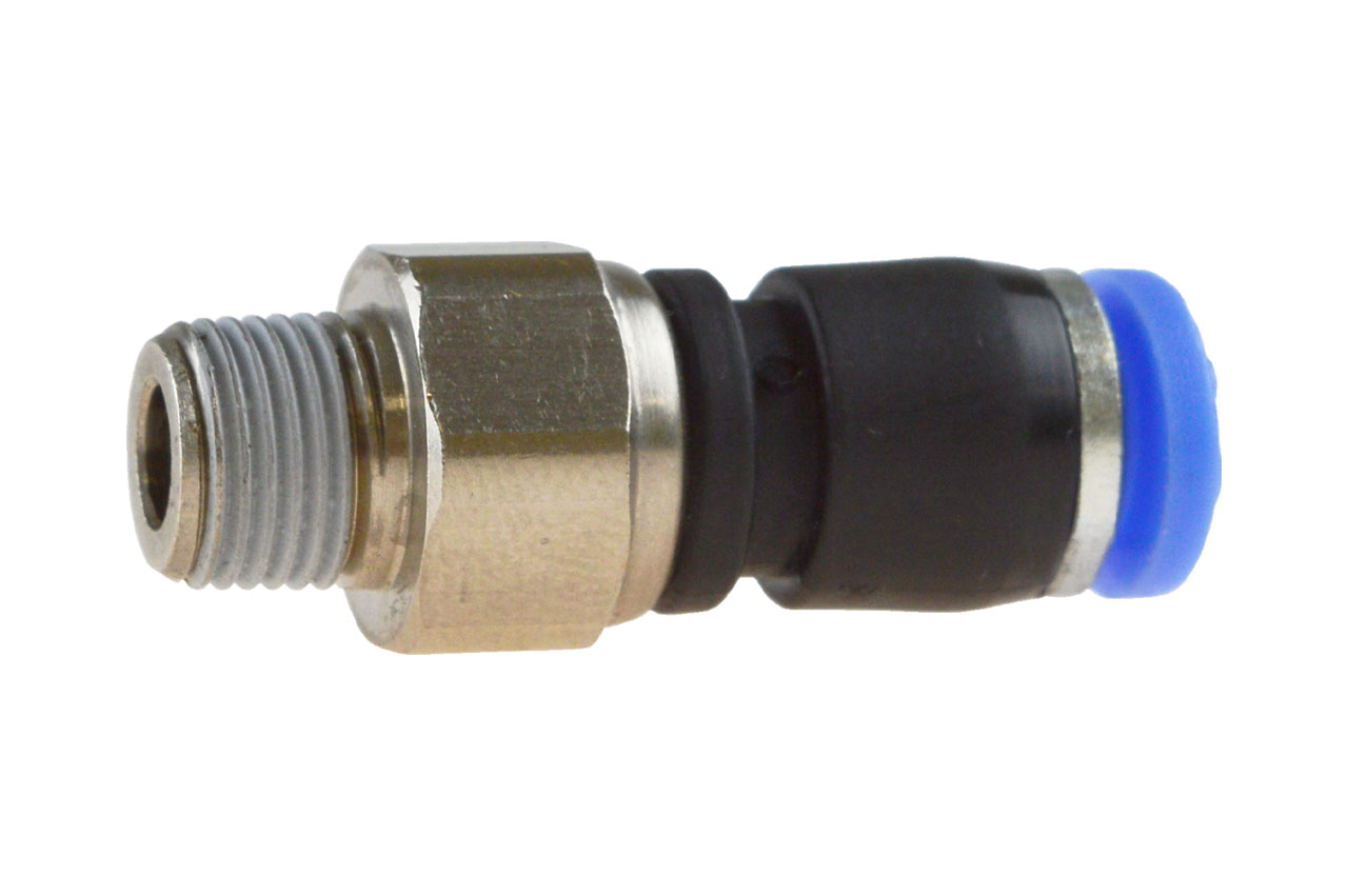 Steckverschraubung mit Außengewinde und Kugellager, Standard