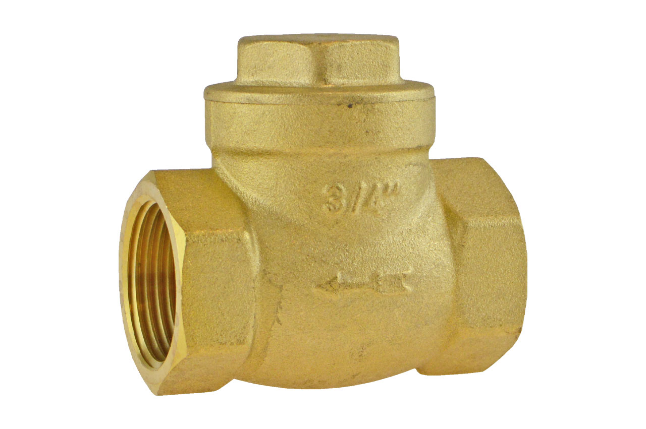 Rückschlagklappe mit Innengewinde, Messing