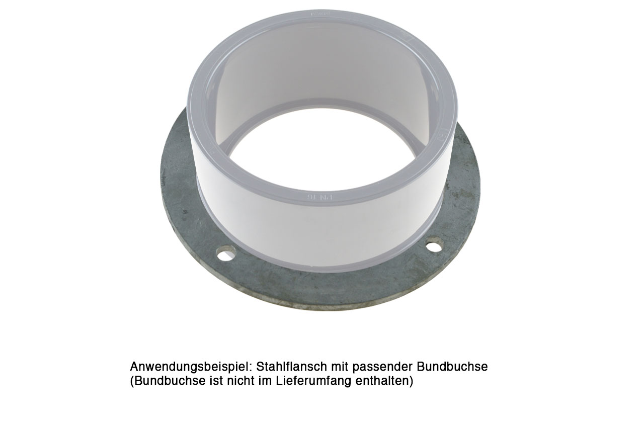 Anwendungsbeispiel Stahlflansch mit Bundbuchse Anwendungsbeispiel Stahlflansch mit Bundbuchse