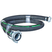 Vormontierter EPDM Saug- und Druckschlauch für Abwässer 202AA mit Kupplungen Vormontierter EPDM Saug- und Druckschlauch für Abwässer 202AA mit Kupplungen