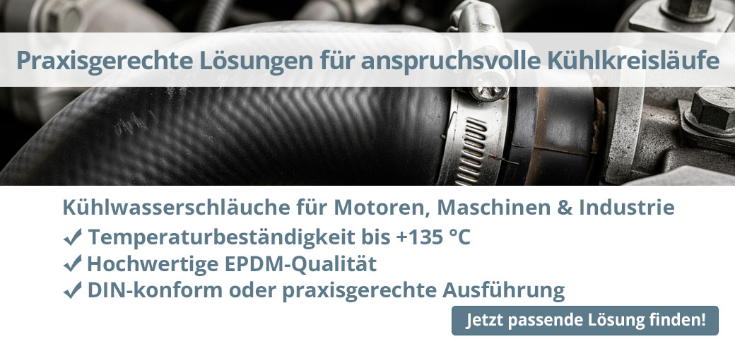 Kühlwasserschläuche für Motoren, Maschinen & Industrie - Jetzt vergleichen!