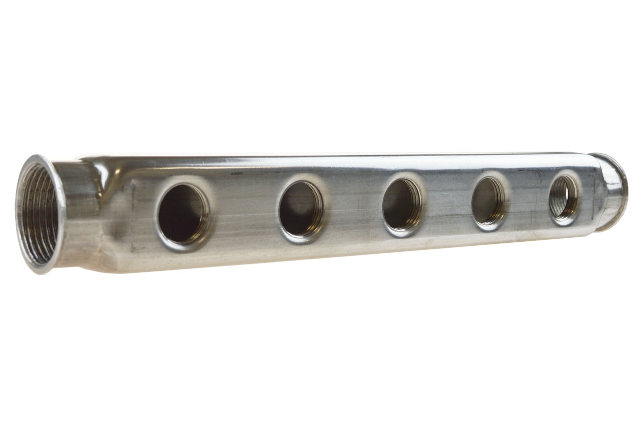 Verteilerleiste mit 5 Abgängen G 1/2" (18,7 mm) Innengewinde