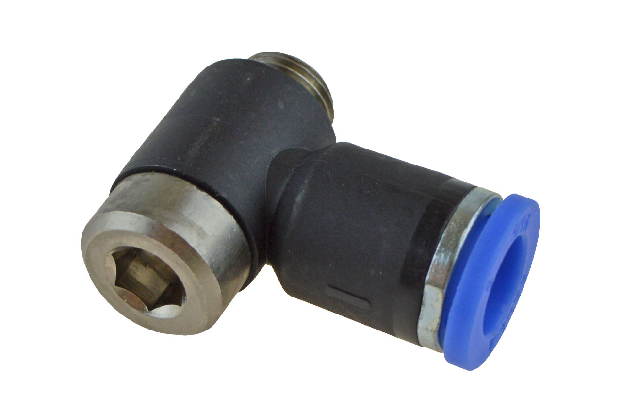 L-Steckverschraubung mit zylindrischem Außengewinde und Innensechskant, Standard