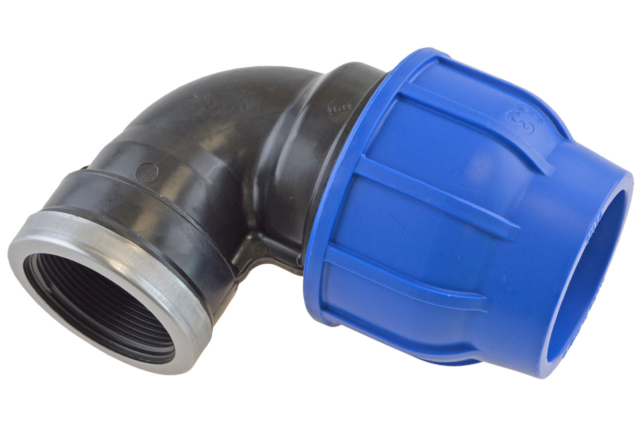 PE Winkel 90° mit Innengewinde, DVGW - Connecto™ + Ultra