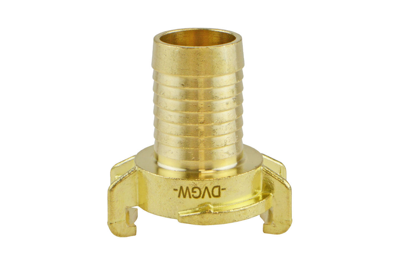 GEKA® plus Schnellkupplung K mit Schlauchtülle, KTW BWGL, Messing